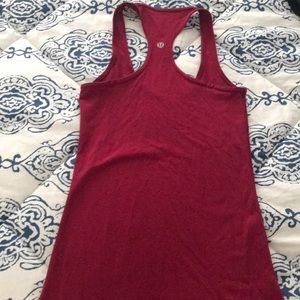 Lululemon cool racerback tank deep red size 2